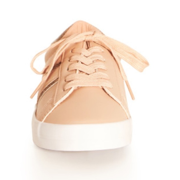 AVENUE EVANS WIDE FIT Sz US 9EEE Blush Pink Snake Detail Sneaker S.5 - Picture 4 of 9